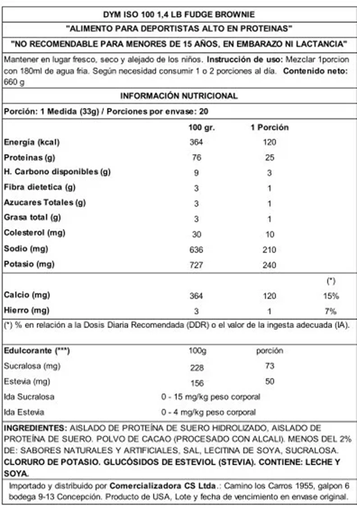 Pack ISO 100 1.4 Lb Fudge Brownie + Creatina Nutrex 300 Grs Sin Sabor -4