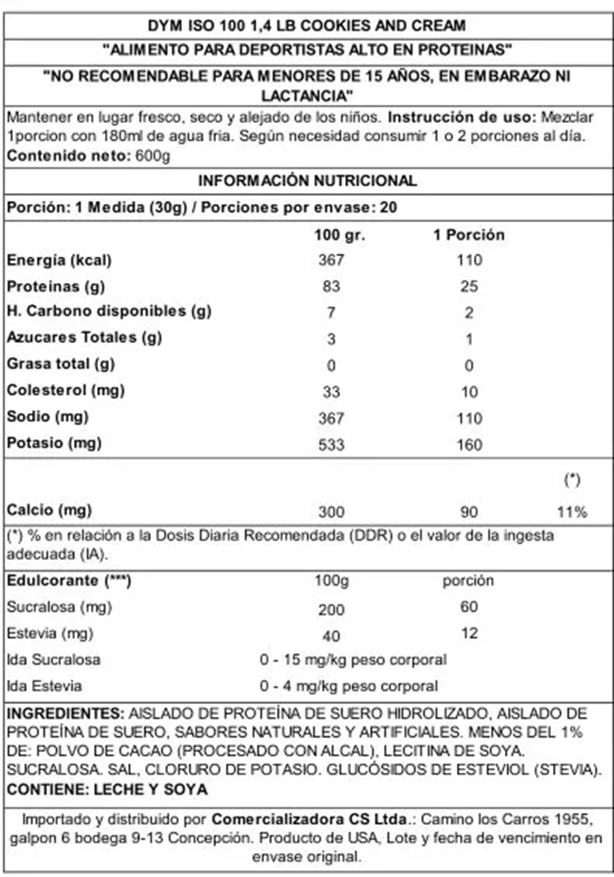Pack Iso 100 1,4 lb Cookis And Cream + Creatina Monohidratada Nutrex 300 grs Sin Sabor-4