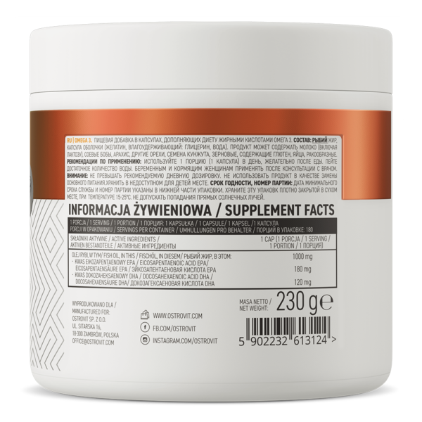 Ostrovit Omega 3 180 Caps-2