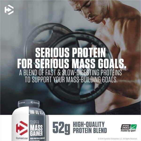 Dymatize Gainer Super Mass 6 Lb Gourmet Vanilla-6