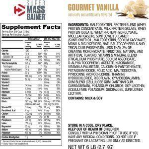 Dymatize Gainer Super Mass 6 Lb Gourmet Vanilla-1