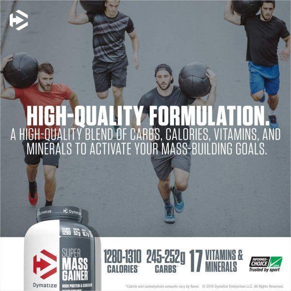 Dymatize Gainer Super Mass 6 Lb Gourmet Vanilla-5