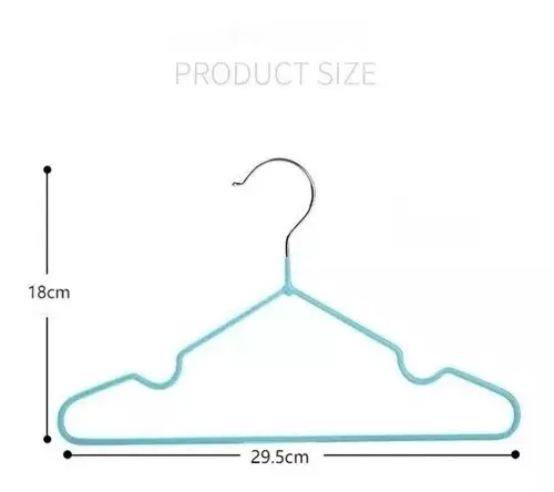 Gancho Antideslizante Colgador Ropa Bebé Niños Pack 50 B-2