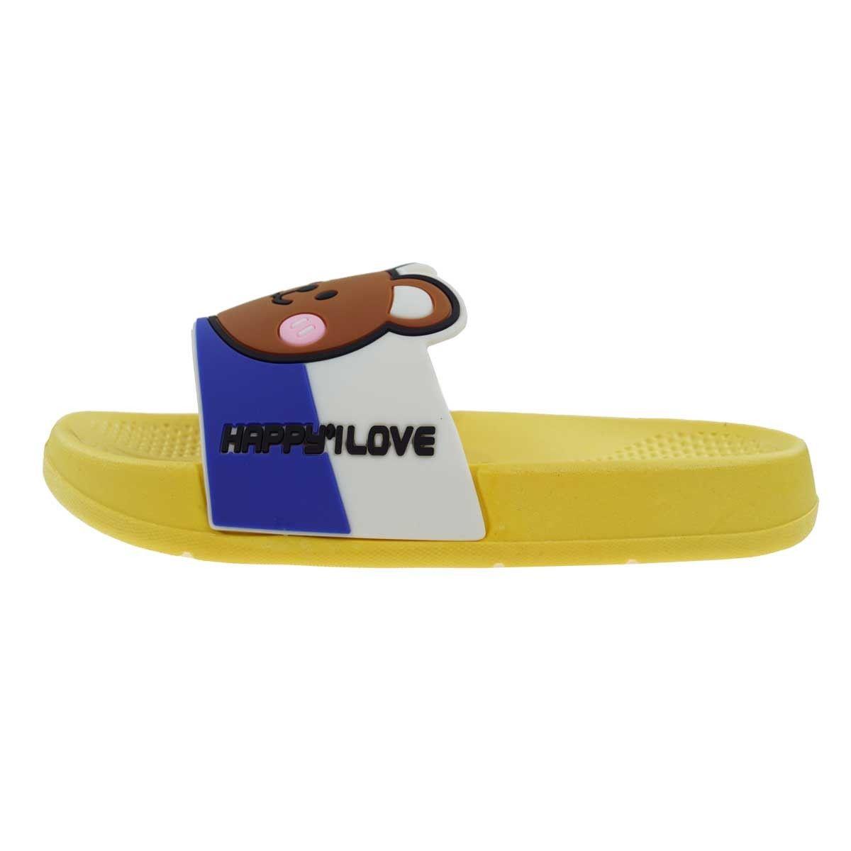 Sandalia Happy Amarillo Infantil Topsoc-0
