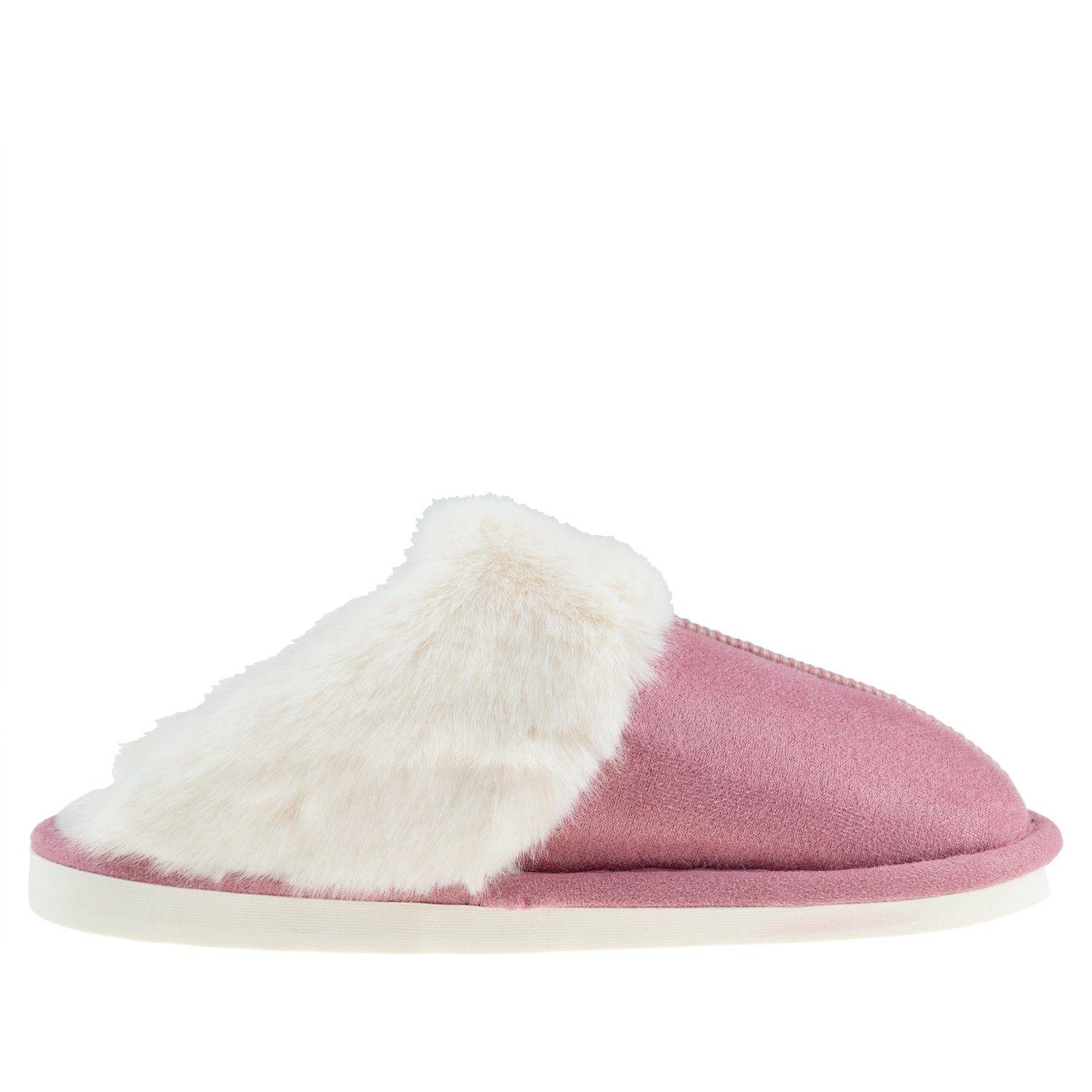 Pantufla Ariana Palo Rosa Mujer Topsoc-1