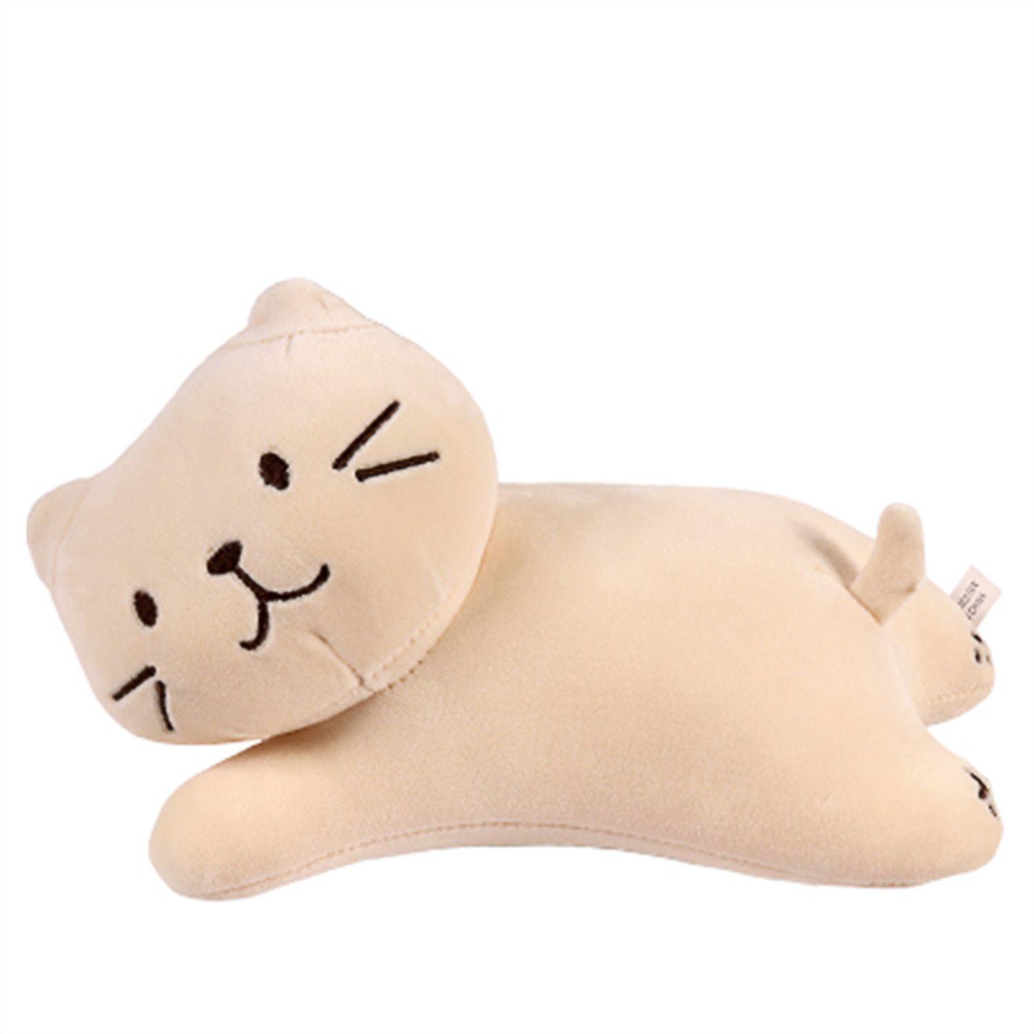 Peluche Gatito OwO Beige 45cm Topsoc-0