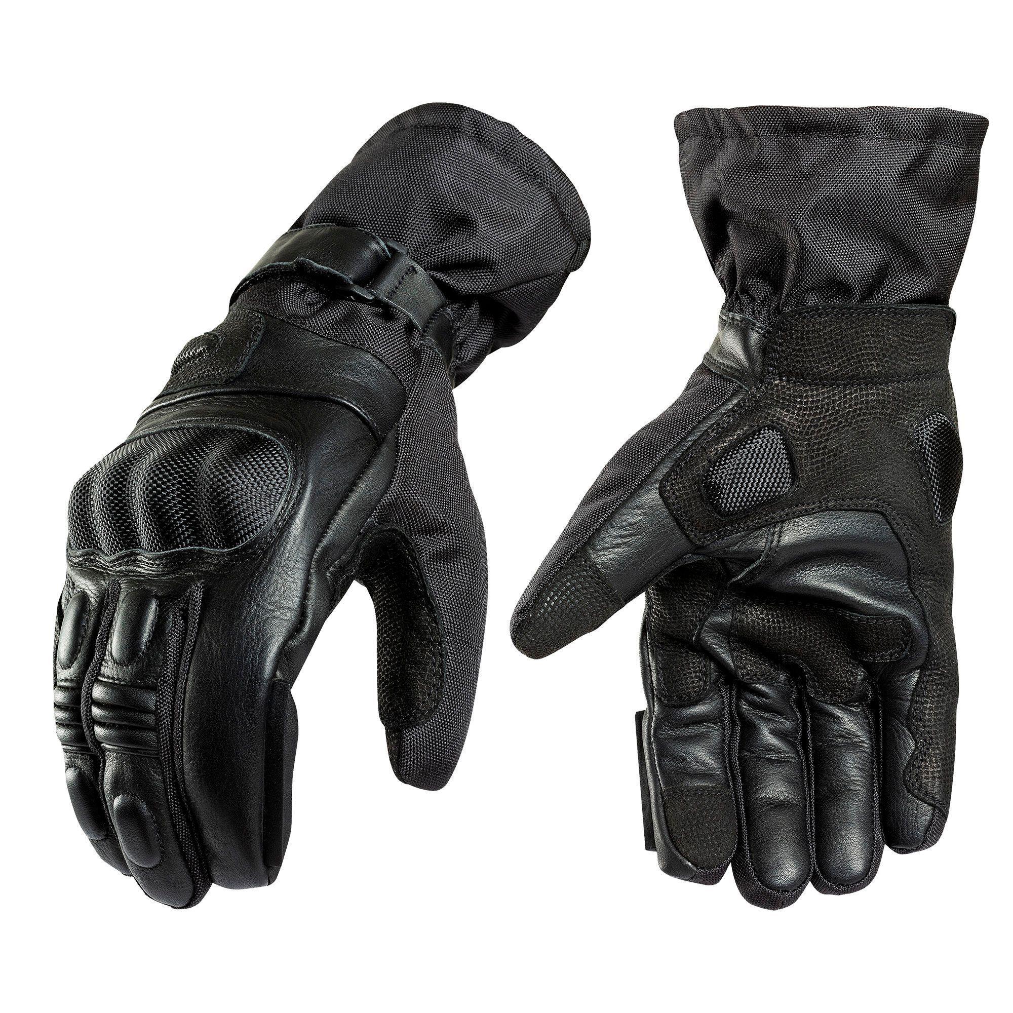 GUANTE MOTO DE CUERO IMPERMEABLE TÉRMICO STORM 2.1 FYZPRO-0