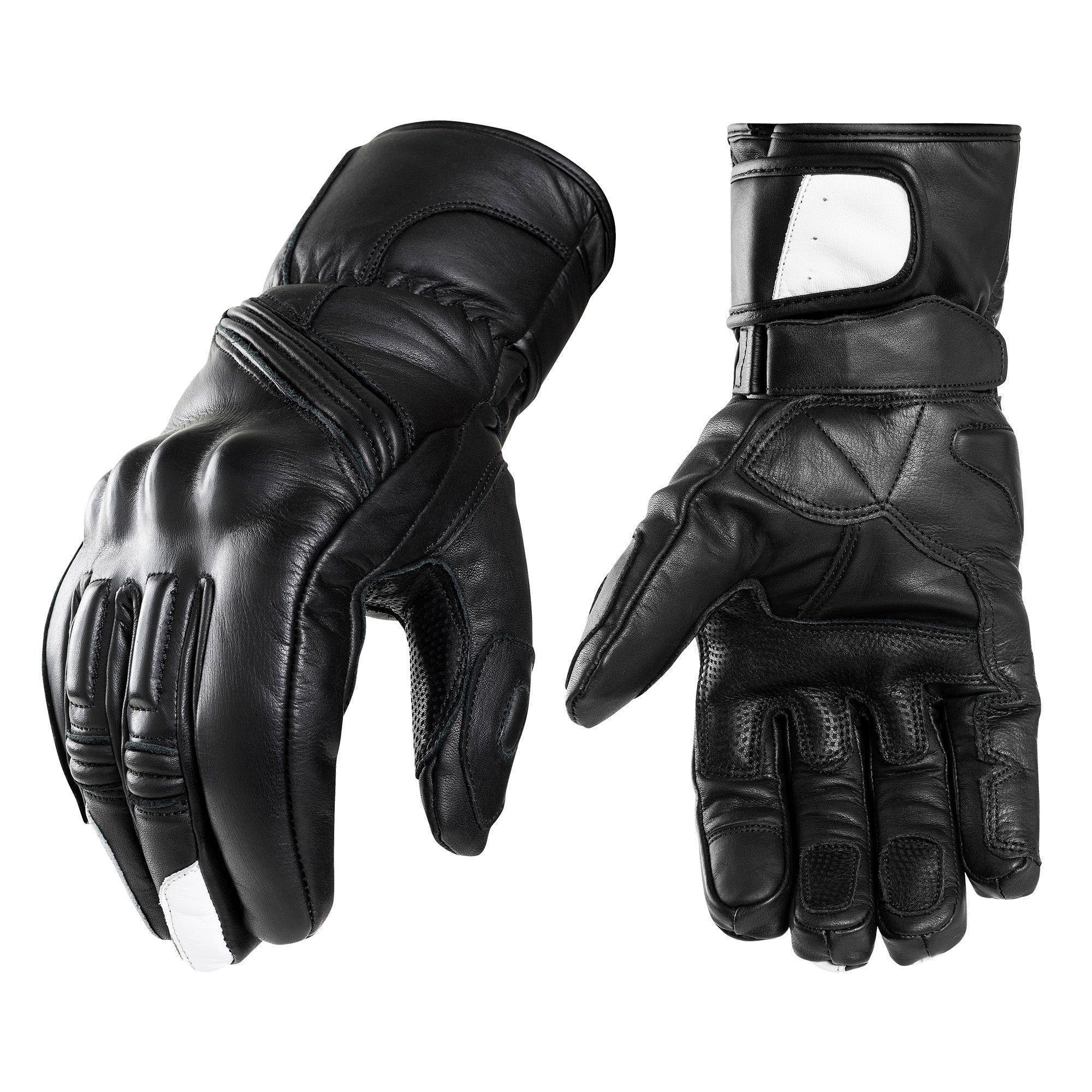 GUANTE DE  CUERO PARA MOTO IMPERMEABLE TÉRMICO WINTX FYZPRO-0