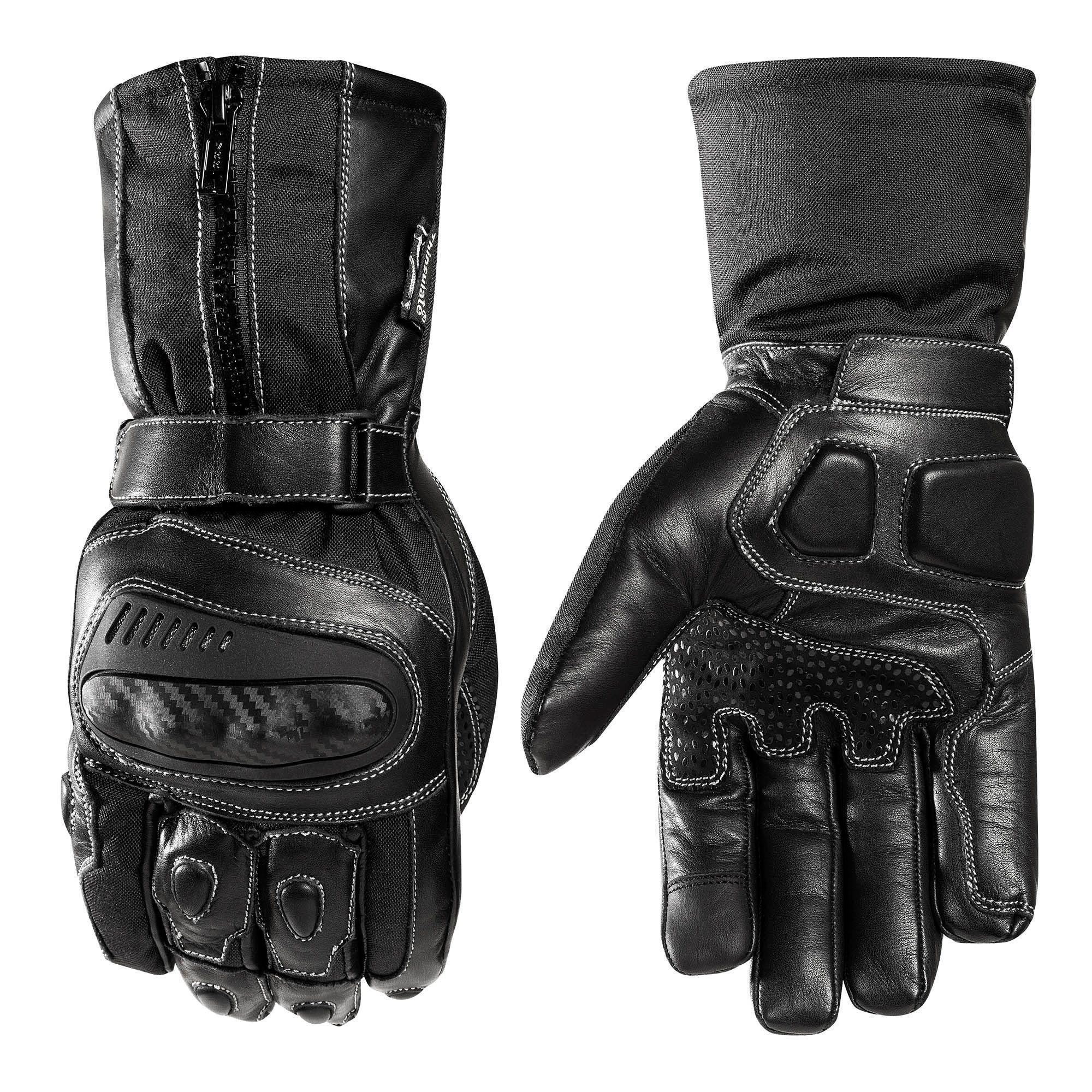 GUANTE MOTO DE CUERO IMPERMEABLE TÉRMICO TC-1  FYZPRO-0