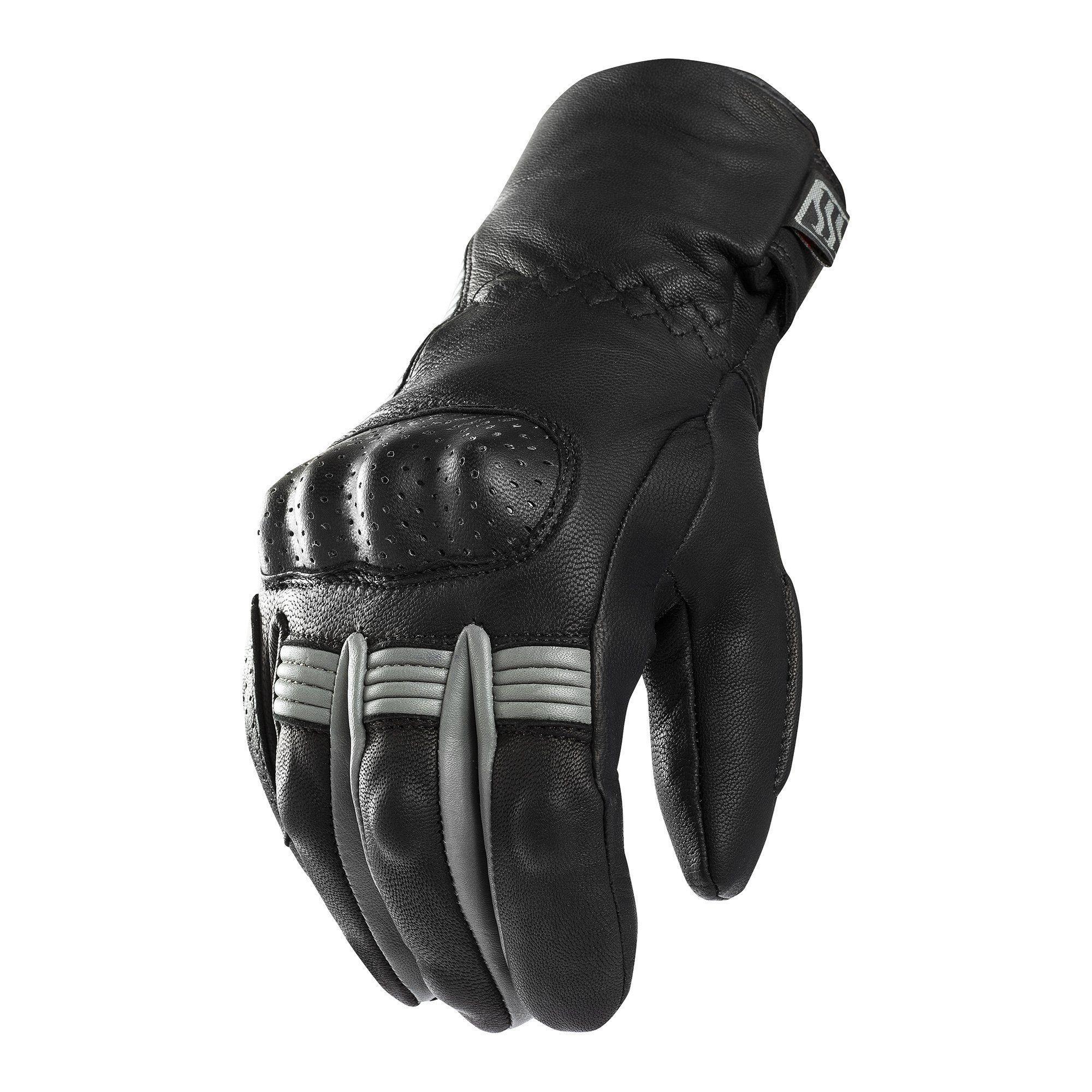 GUANTE MOTO DE CUERO IMPERMEABLE TÉRMICO GRAY LINE  FYZPRO-2