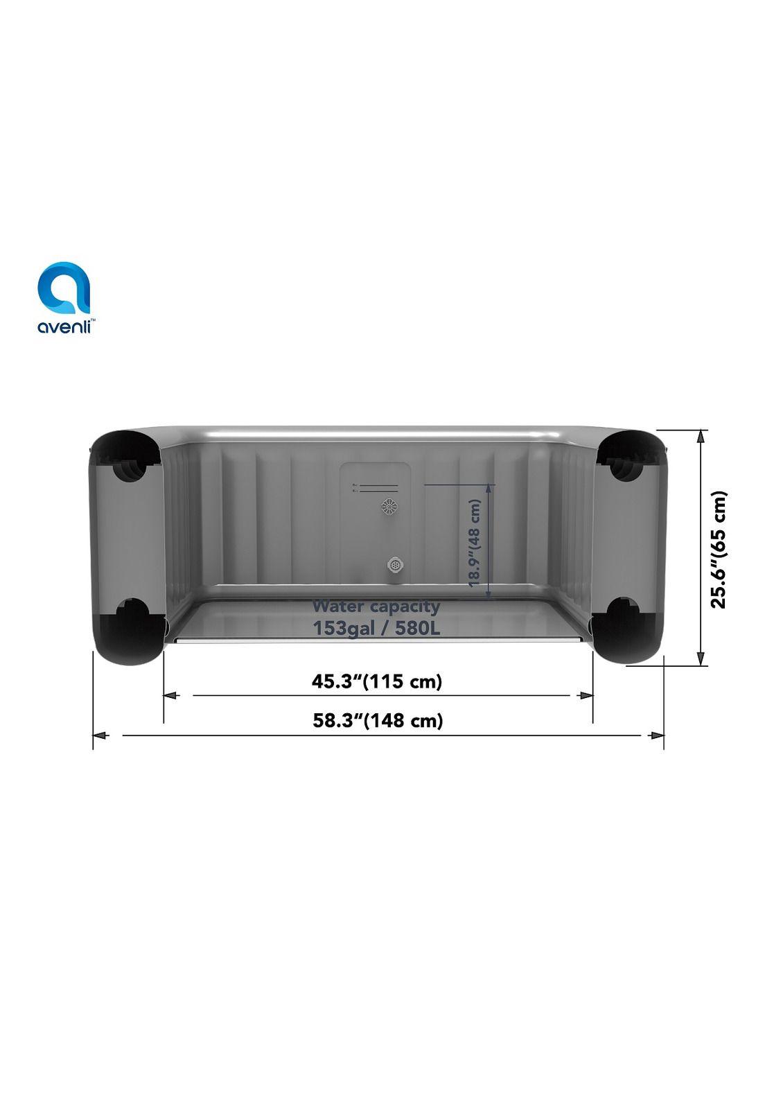 Hot Tub Inflable Avenli Boston Temperado 3 Personas-1