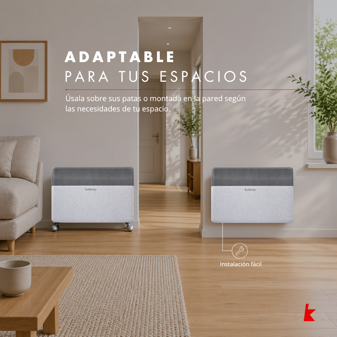 Estufa Eléctrica Kaltemp Apolo Inverter 2000W Wifi | 25m2-5