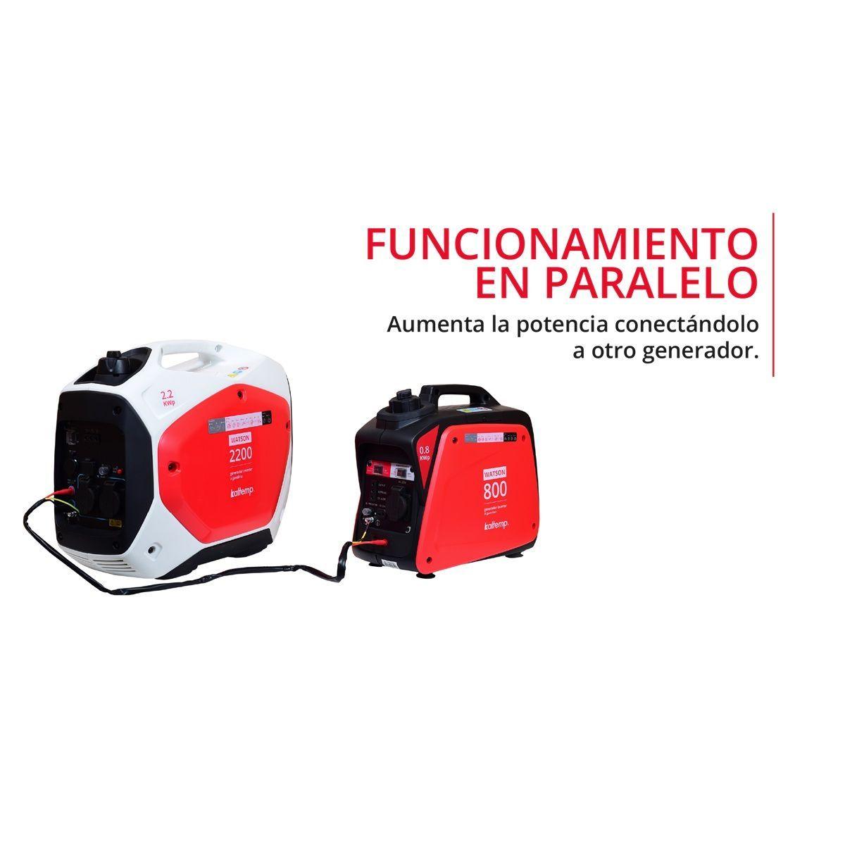 Generador Eléctrico Bencinero Kaltemp Watson 2200W Inverter-3