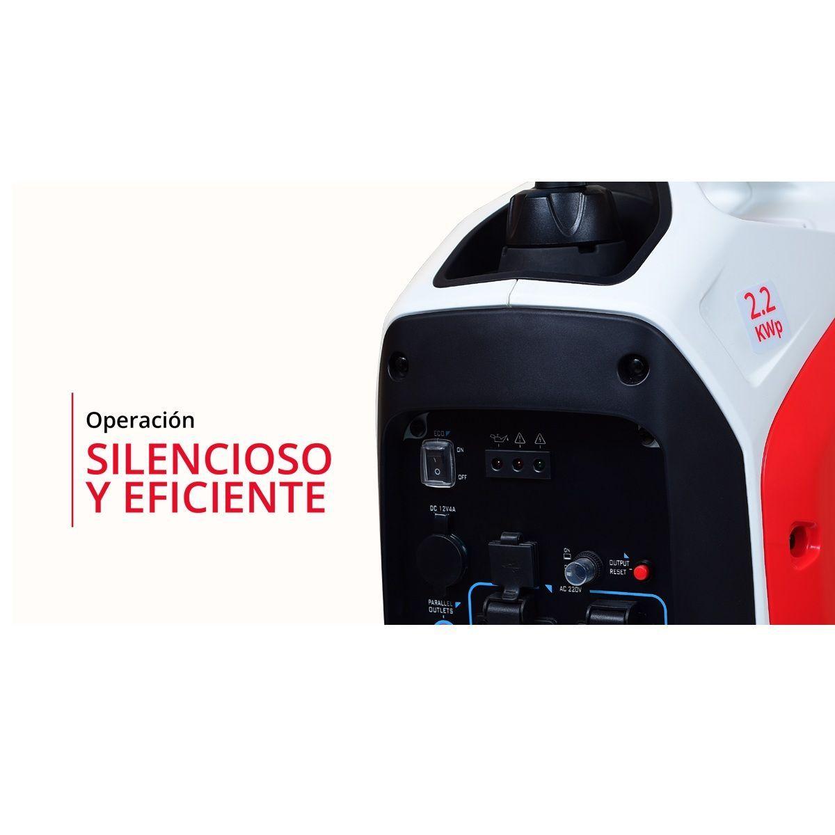 Generador Eléctrico Bencinero Kaltemp Watson 2200W Inverter-4