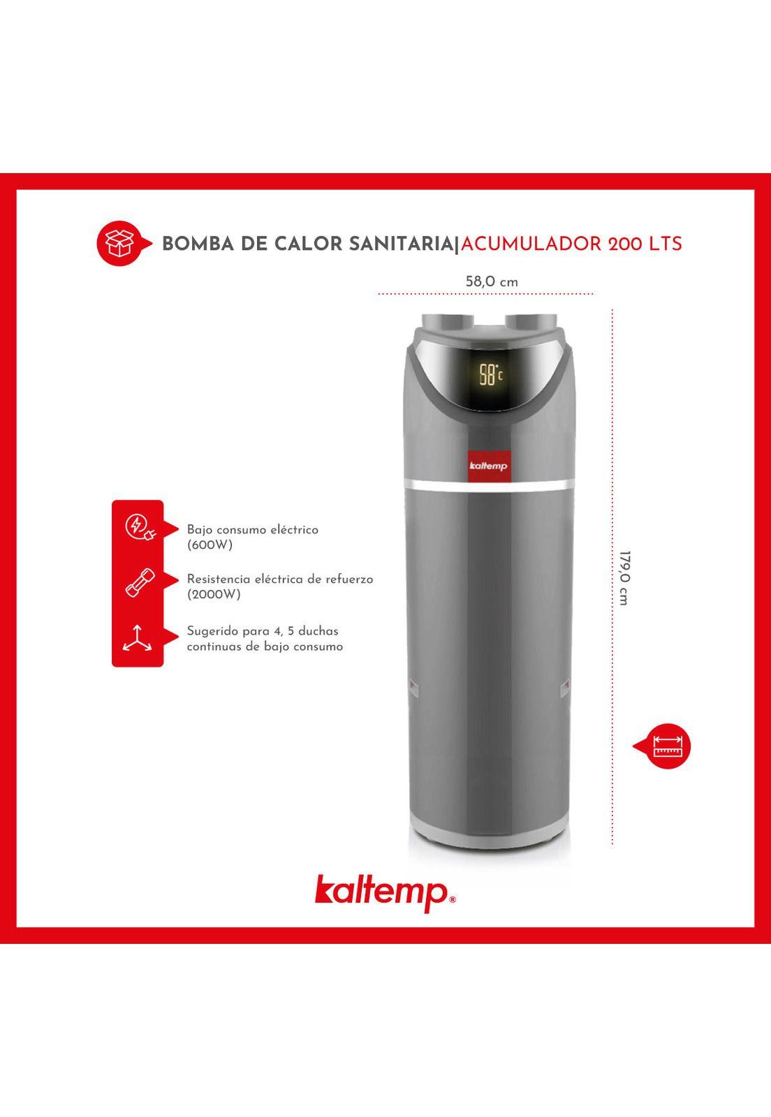 Bomba Calor Sanitaria Kaltemp Acumulador 200 Lts-1