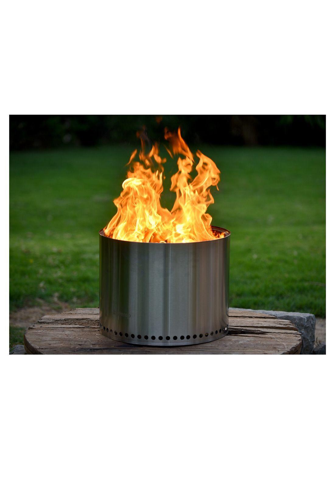  Brasero K-Fire Negro 50 Kaltemp + Base | Sin Humo Acero Inoxidable-2