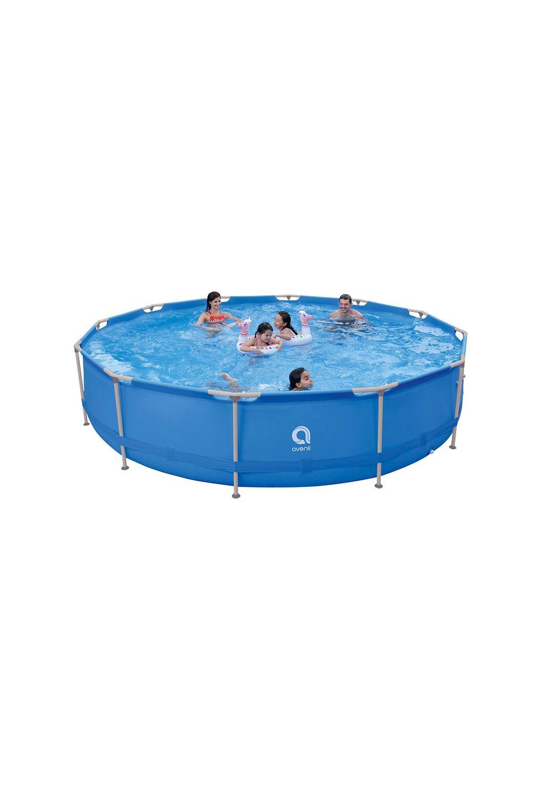 Piscina Estructural Redonda Avenli 4.5 m x90 cm 14m3-0