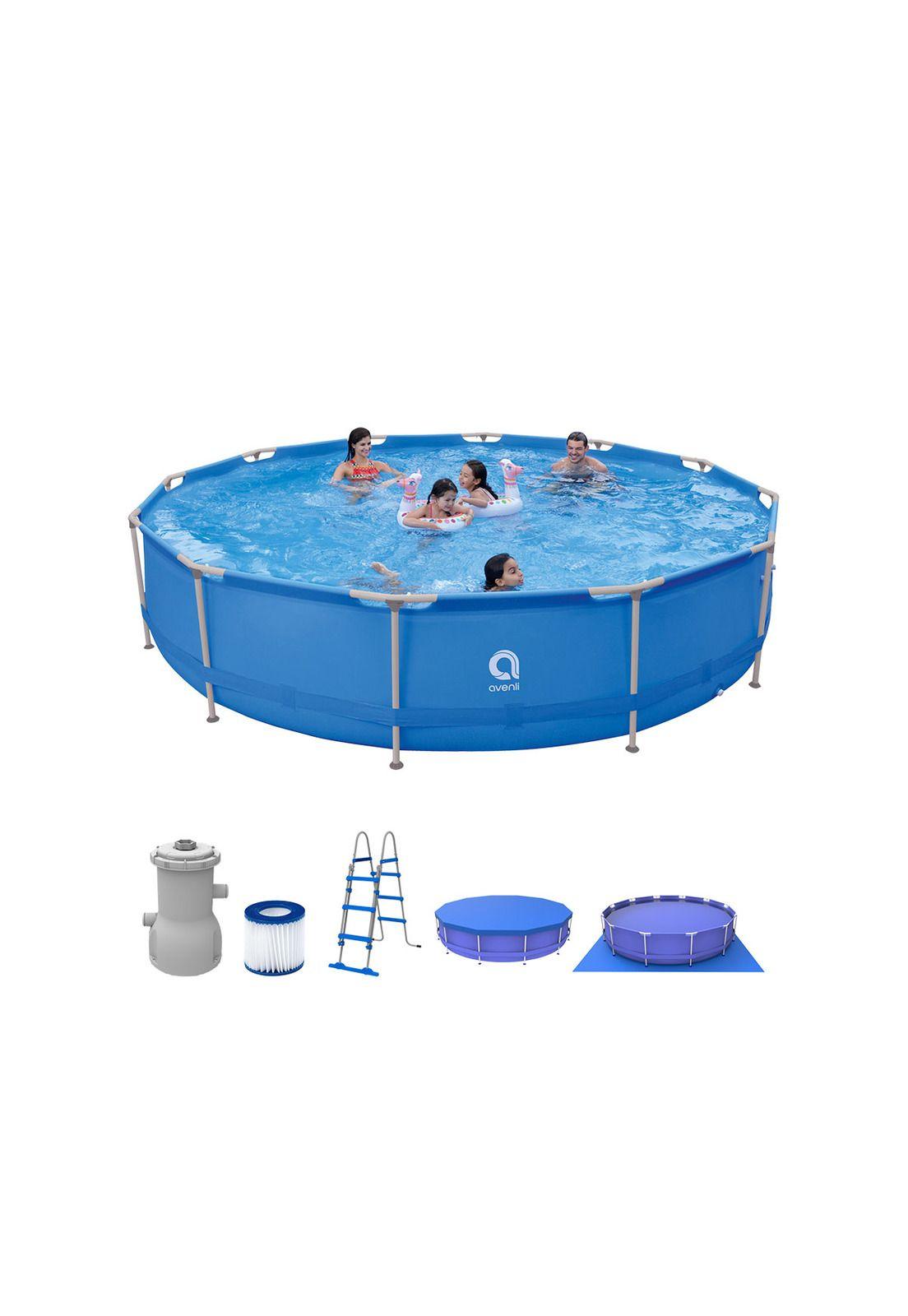 Piscina Estructural Redonda Avenli 4.5 m x90 cm 14m3-1