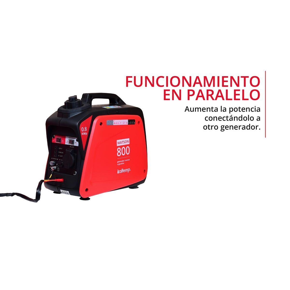 Generador Eléctrico Bencinero Kaltemp Watson 800W Inverter-4