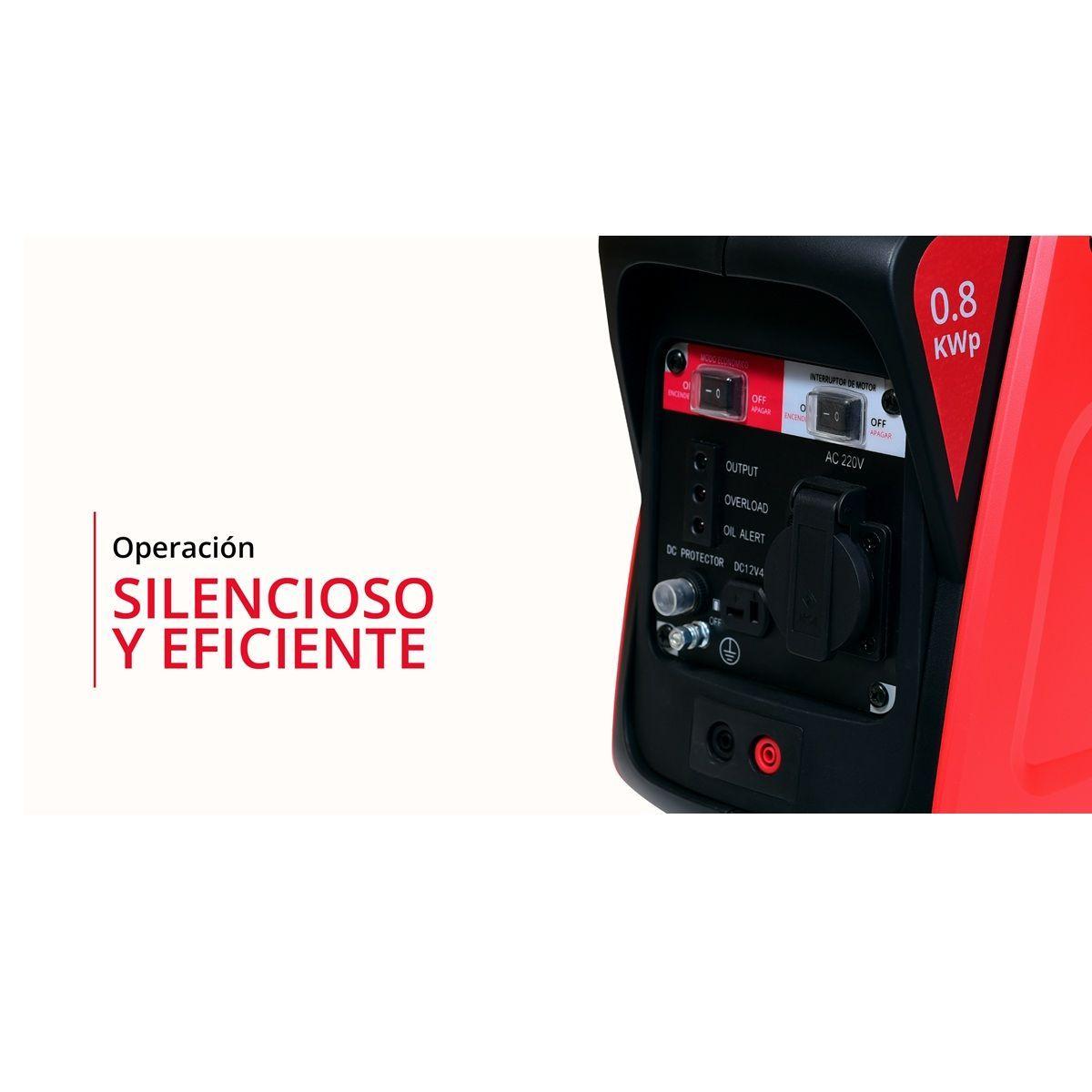 Generador Eléctrico Bencinero Kaltemp Watson 800W Inverter-5