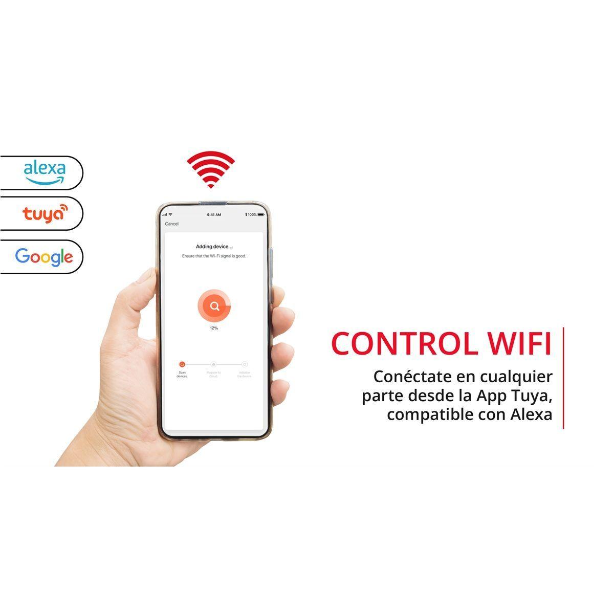 Estufa Calefactor Eléctrico Kaltemp Wally One O 1200 Wifi-2