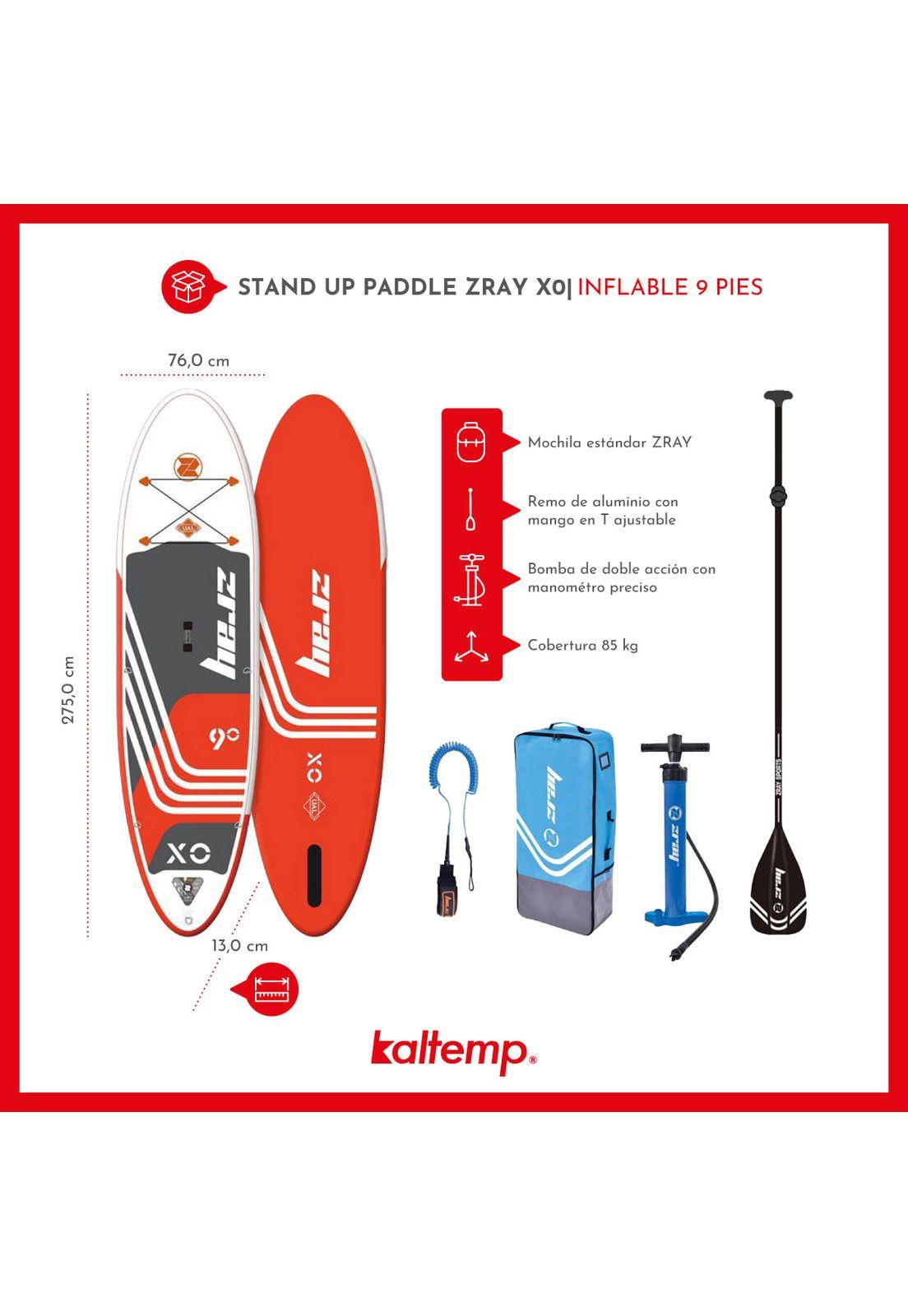STAND UP PADDLE ZRAY TABLA INFABLE X10 9 PIES-5