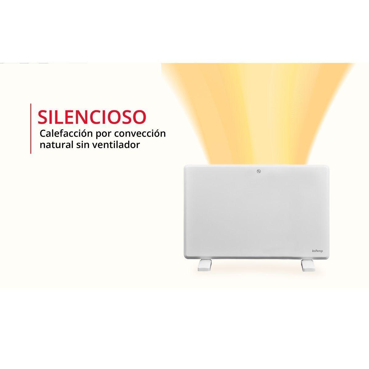 Estufa Calefactor Eléctrico Kaltemp Wally One O 600 Wifi-2