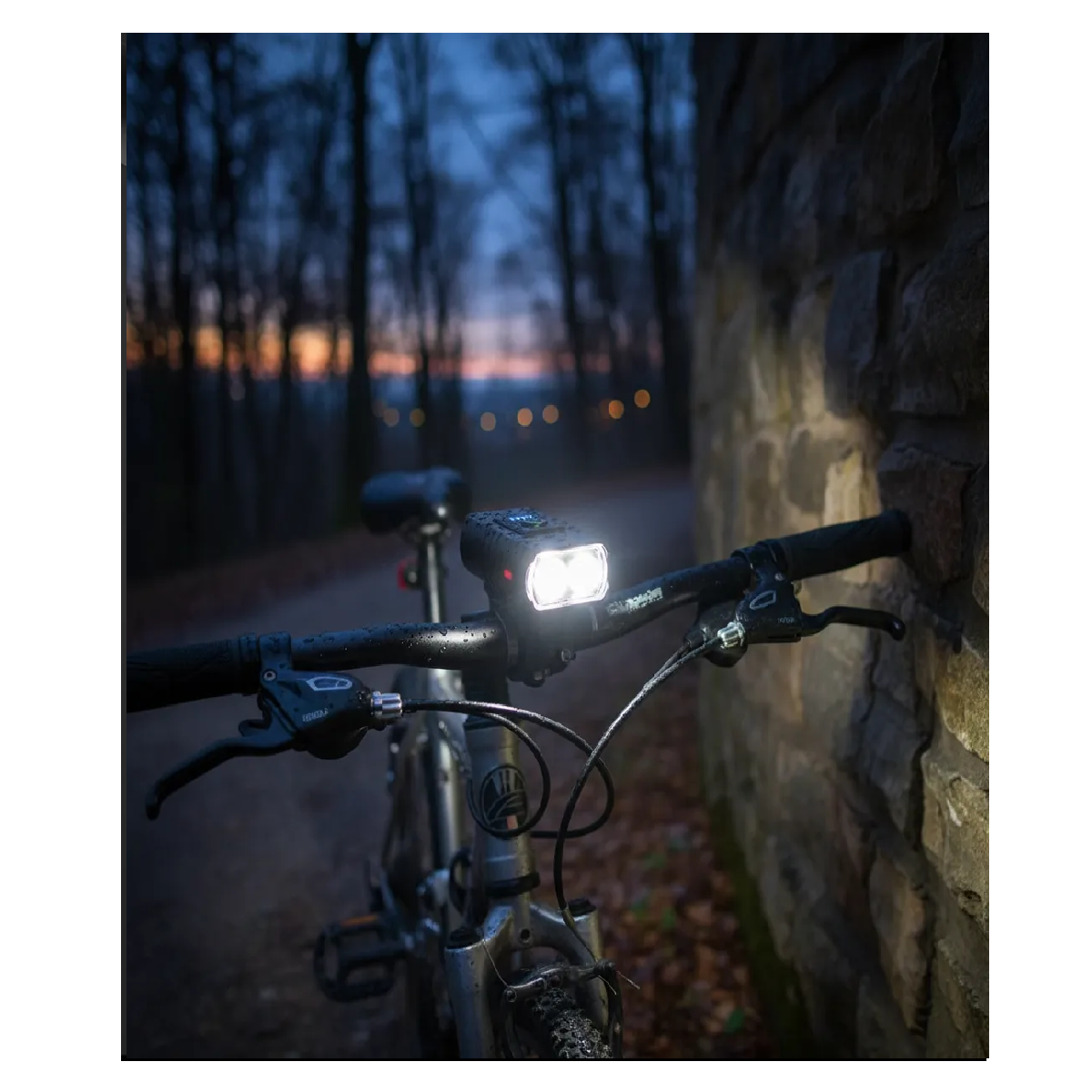 Luz Luces Bicicleta Delantera Trasera Led De Aluminio noche-6