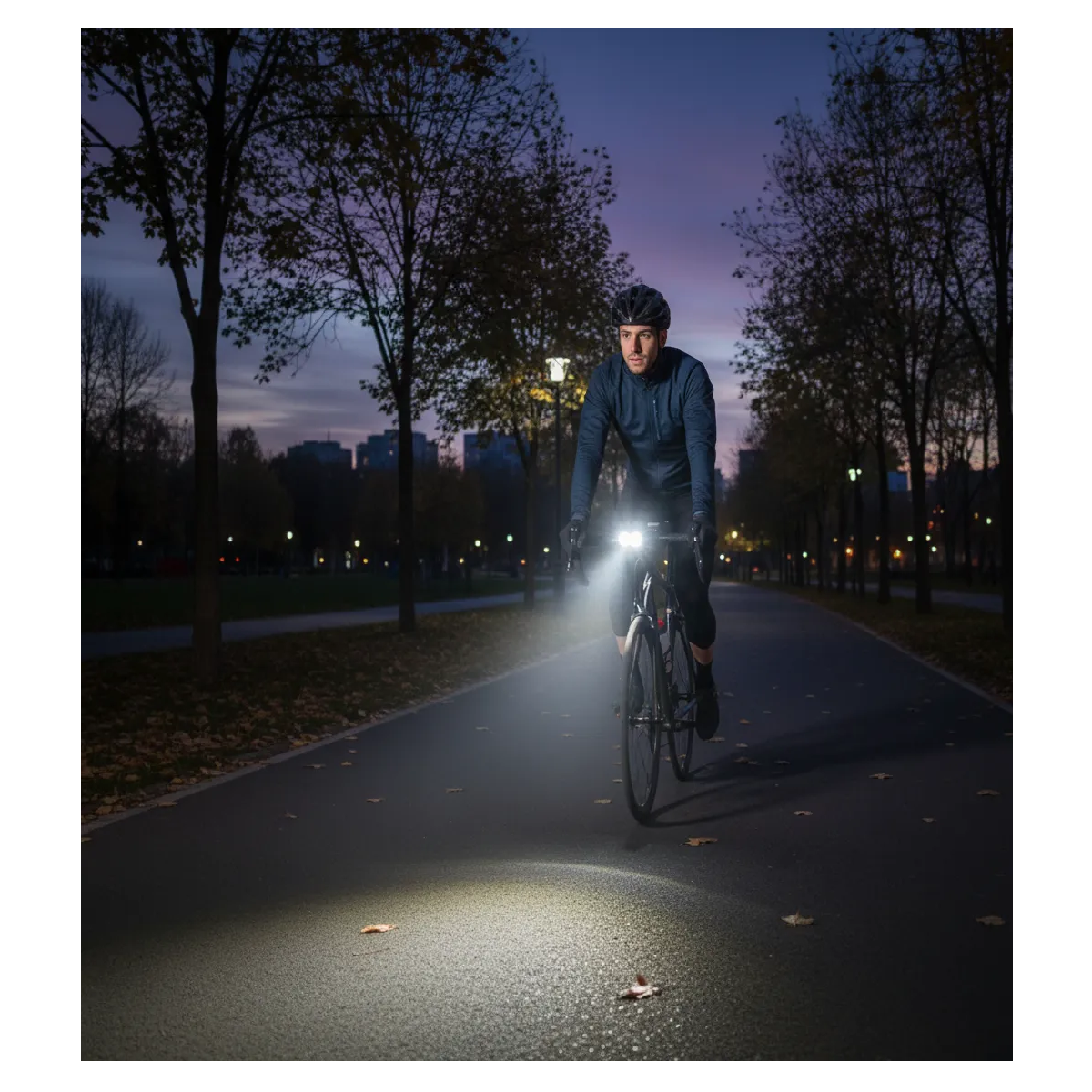 Luz Luces Bicicleta Delantera Trasera Led De Aluminio noche-7
