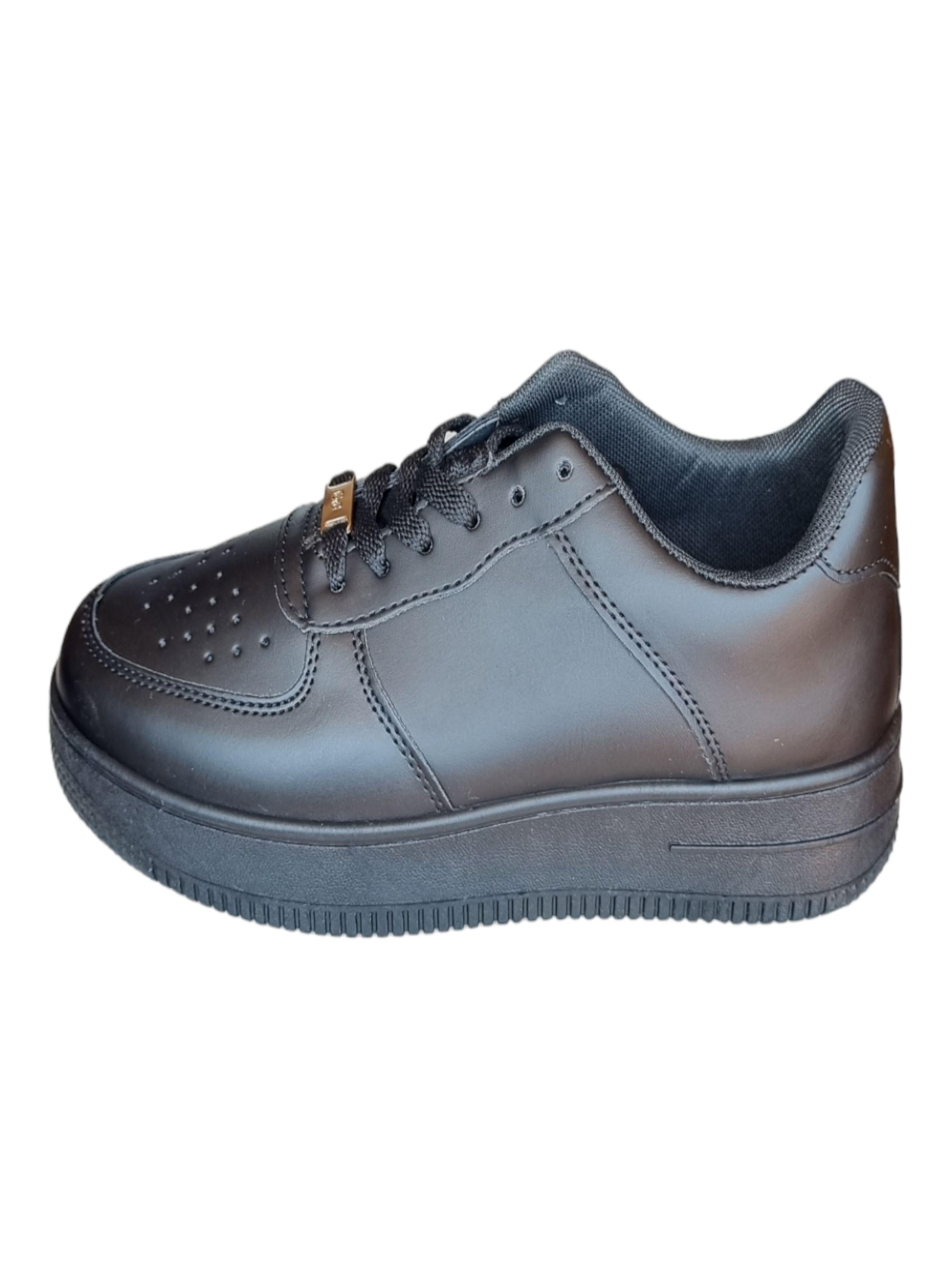 Zapatilla Negra Unisex Modelo Urbano-2