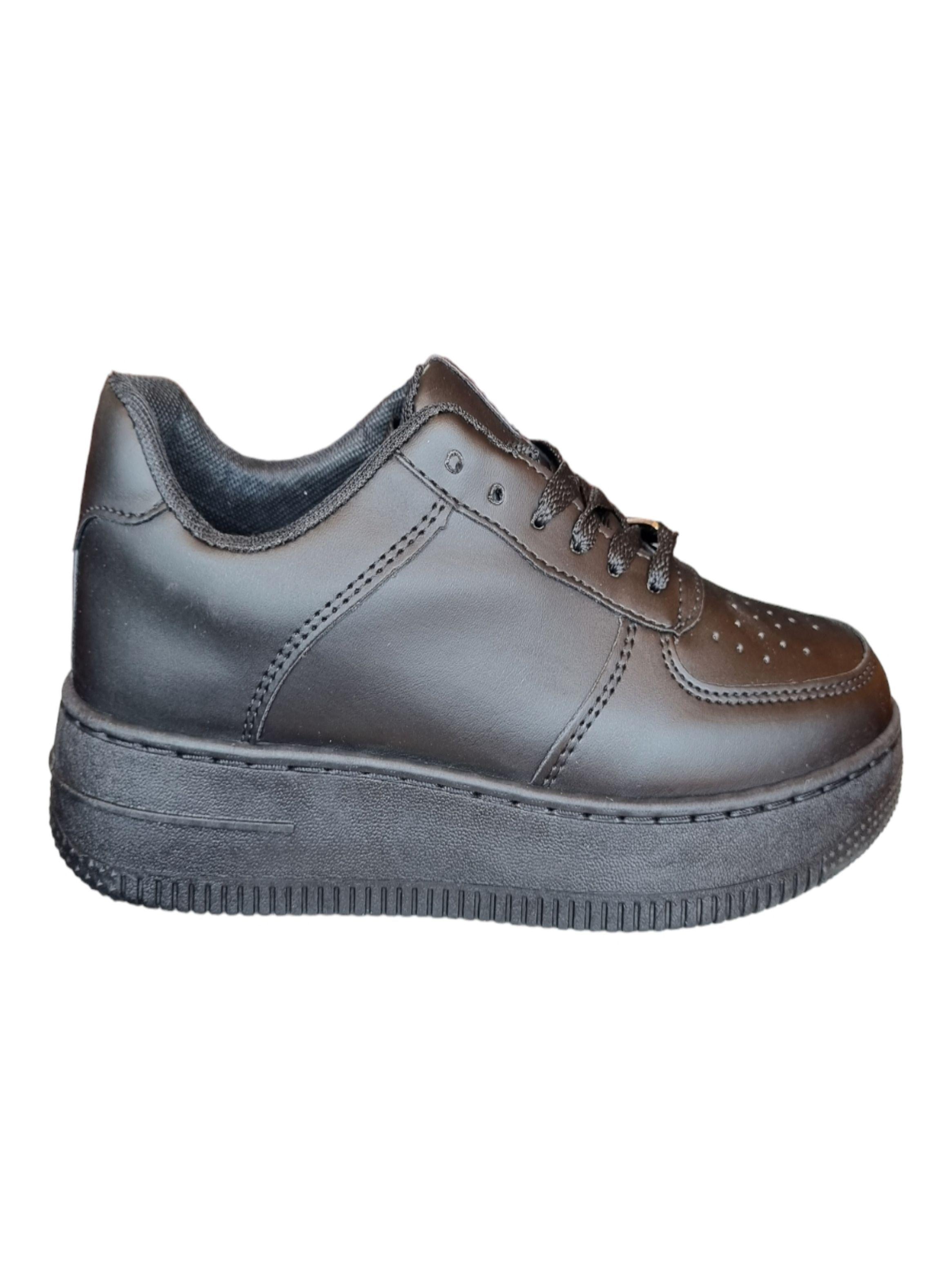 Zapatilla Negra Unisex Modelo Urbano-1