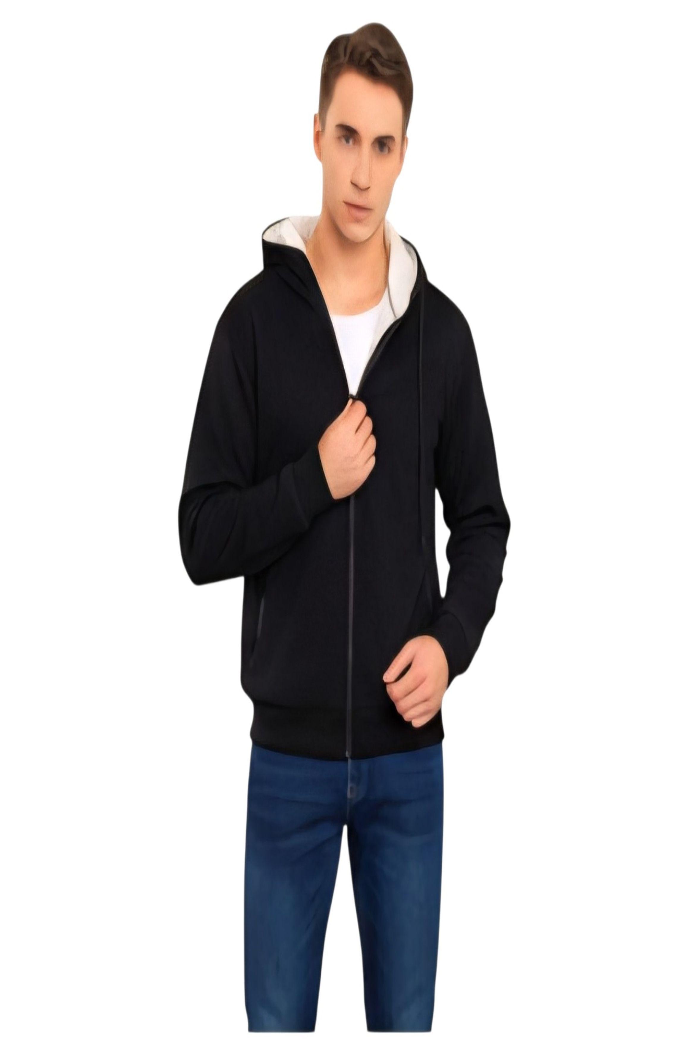 Polerón Con Chiporro Cierre Y Capucha-4