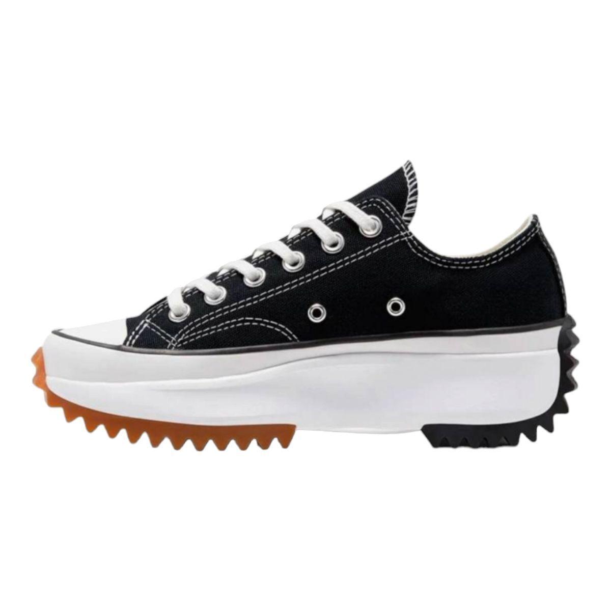 Zapatilla Lona Plataforma Run Urbanas Blancas-Negras-2