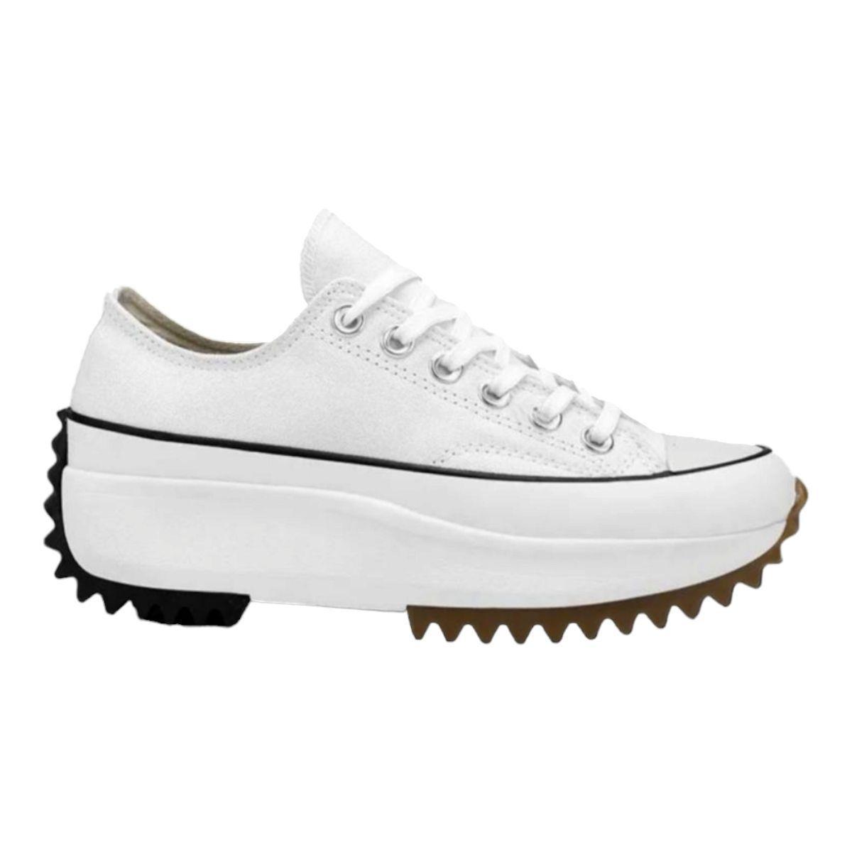 Zapatilla Lona Plataforma Run Urbanas Blancas-Negras-0