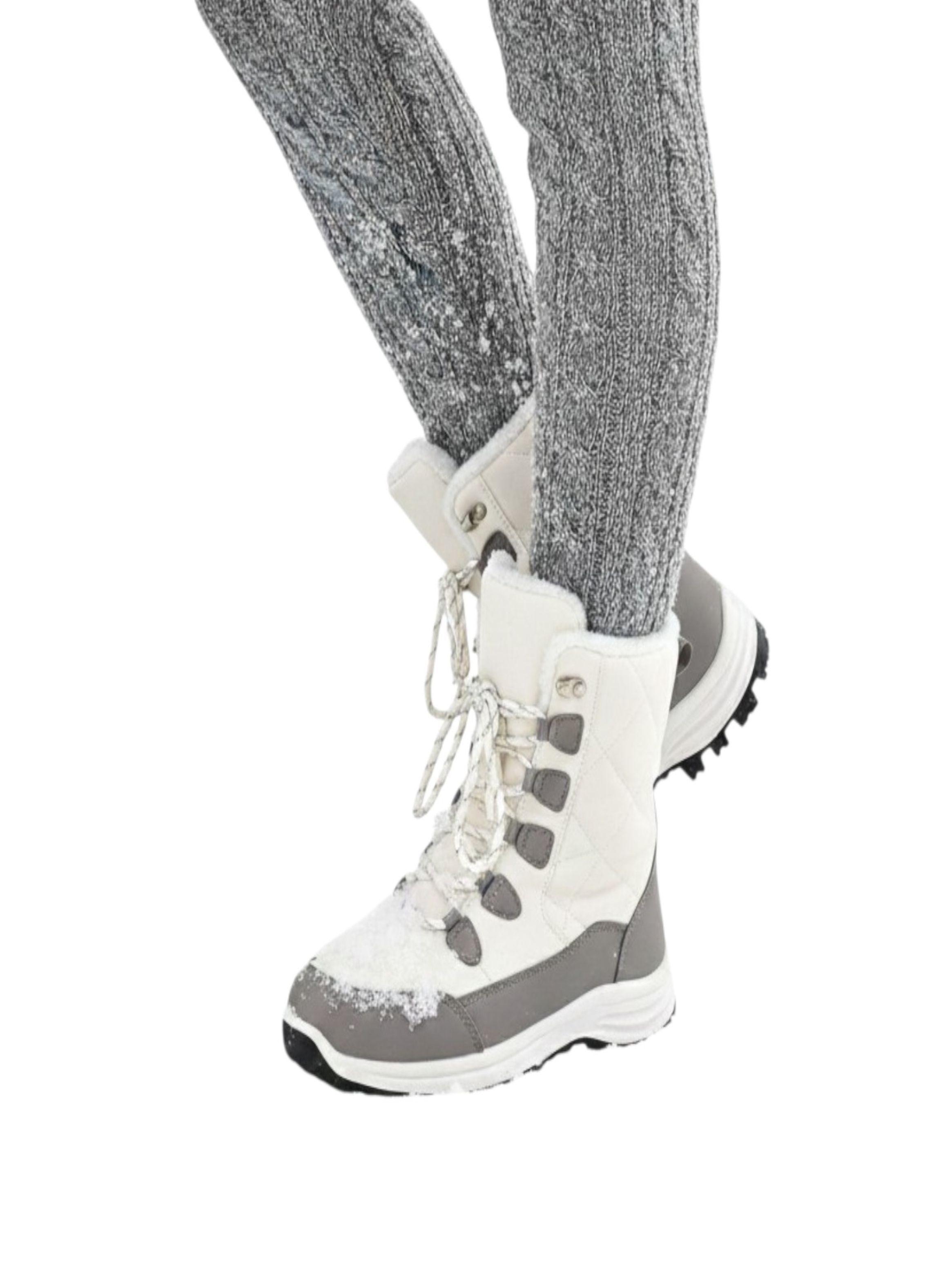 Botín Impermeable Forrado En Chiporro Frío - Nieve y Lluvia-3