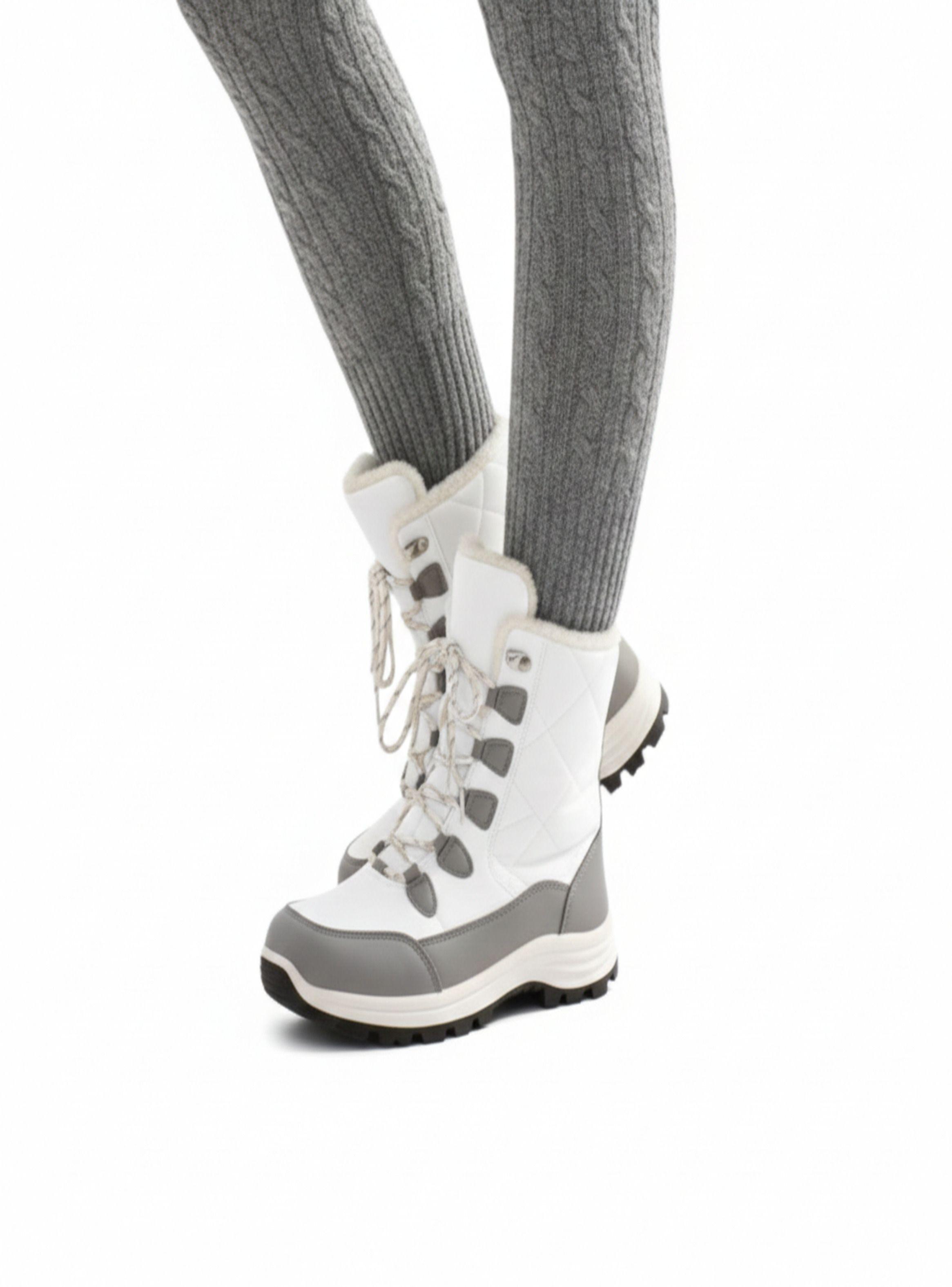 Botín Impermeable Forrado En Chiporro Frío - Nieve y Lluvia-2