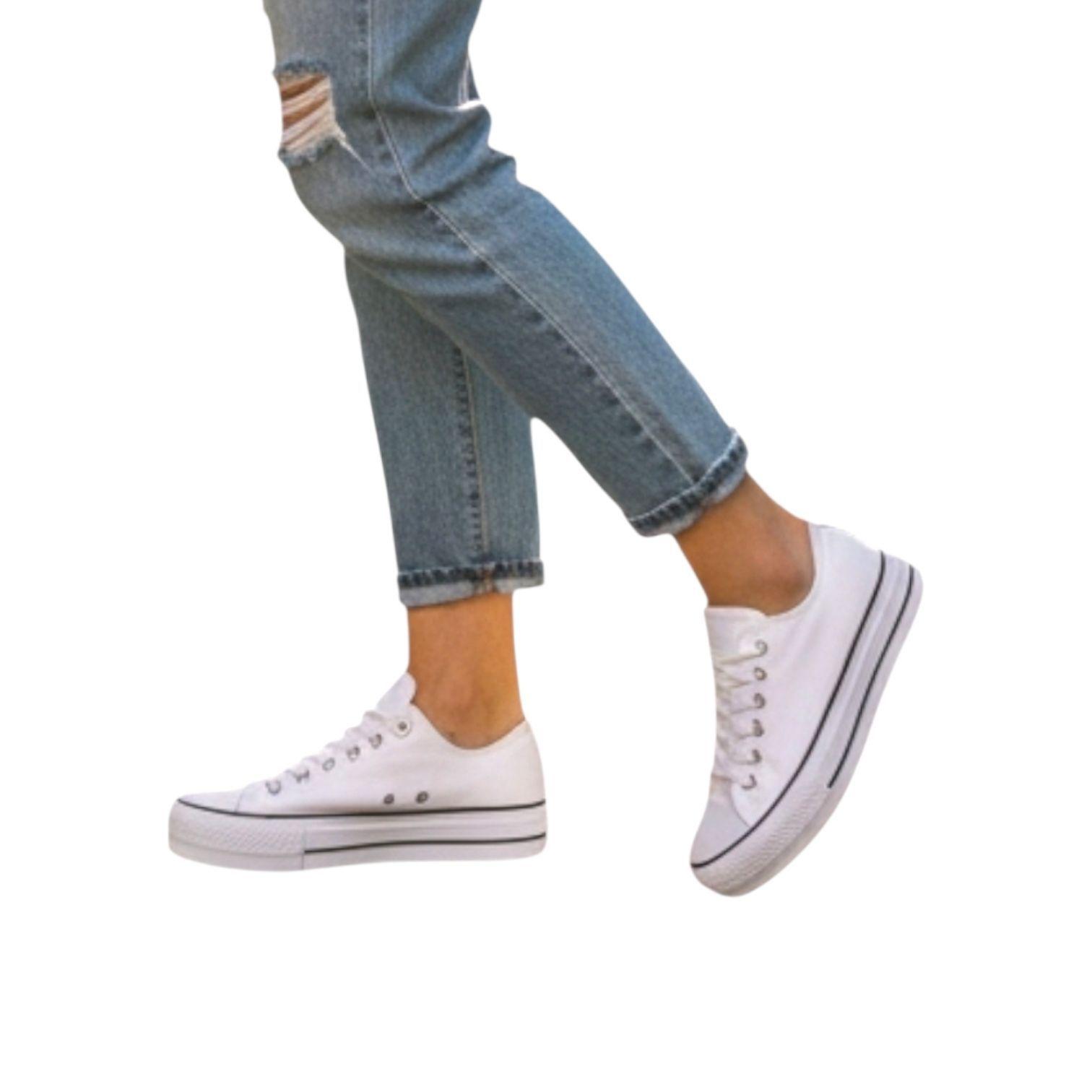 ZAPATILLA ECO CUERO PLATAFORMA ALTA-3