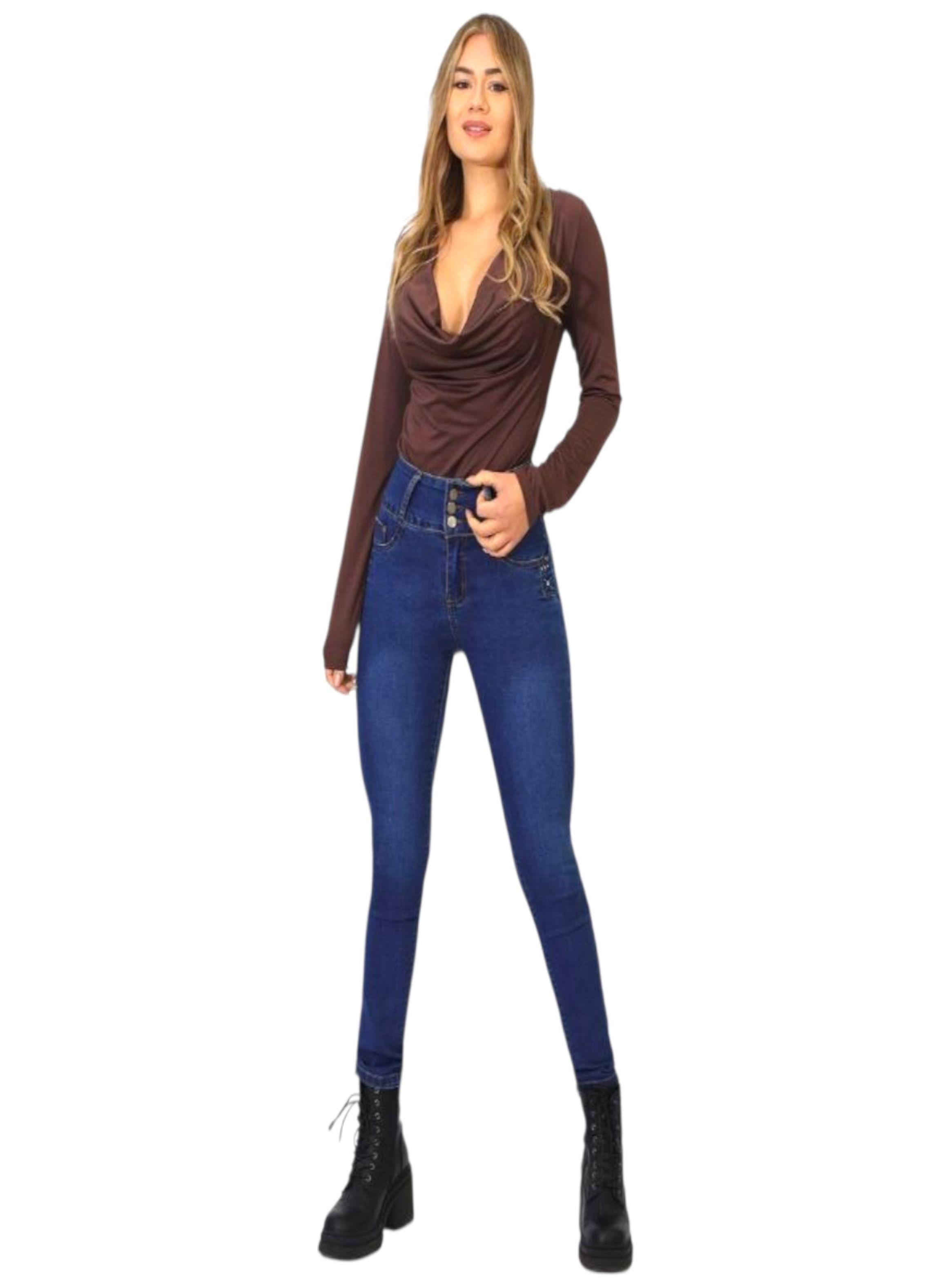 Jeans Pitillo Full Push Up Levanta Cola -2