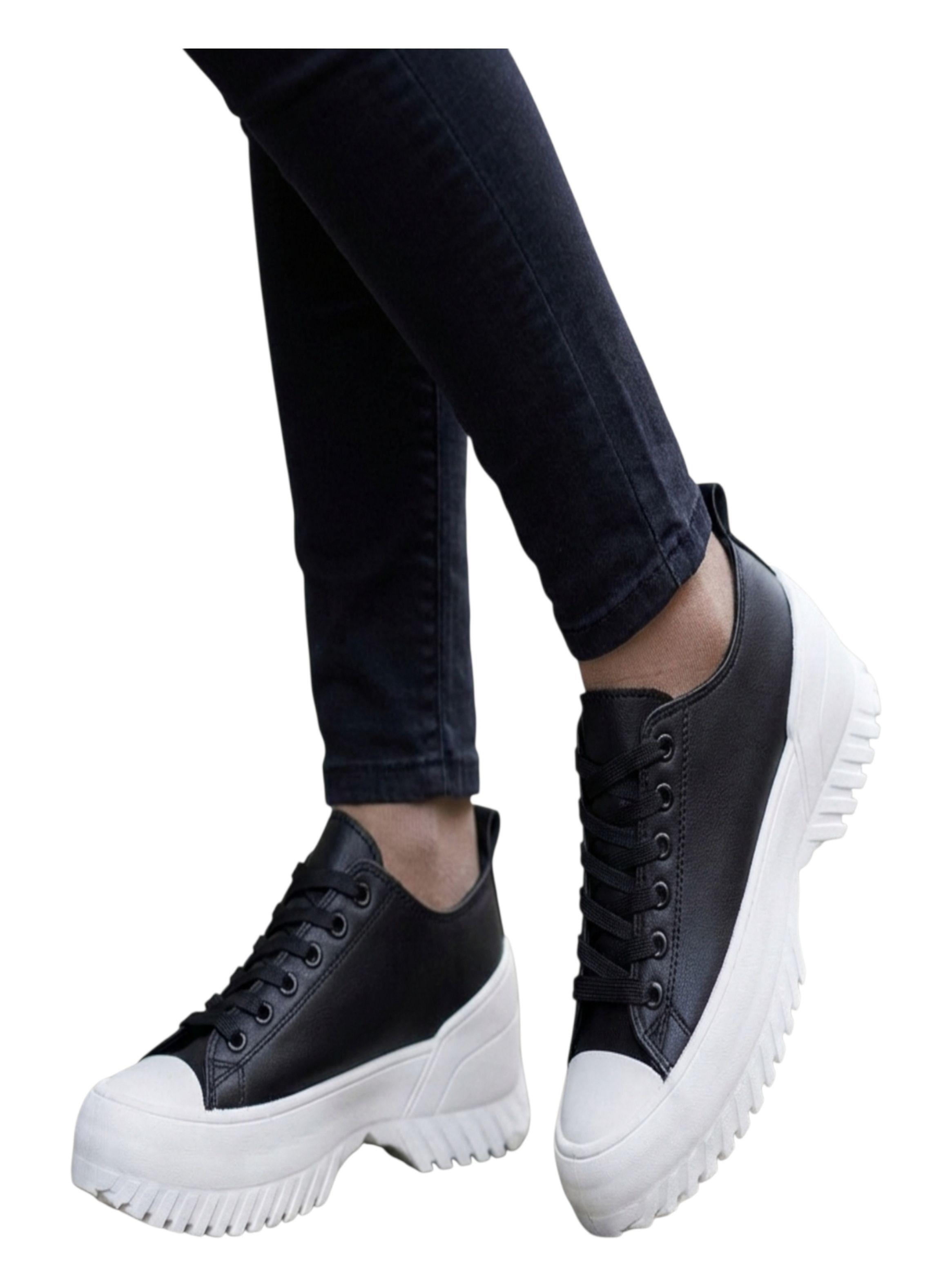 Zapatillas Eco Cuero Mujer-3