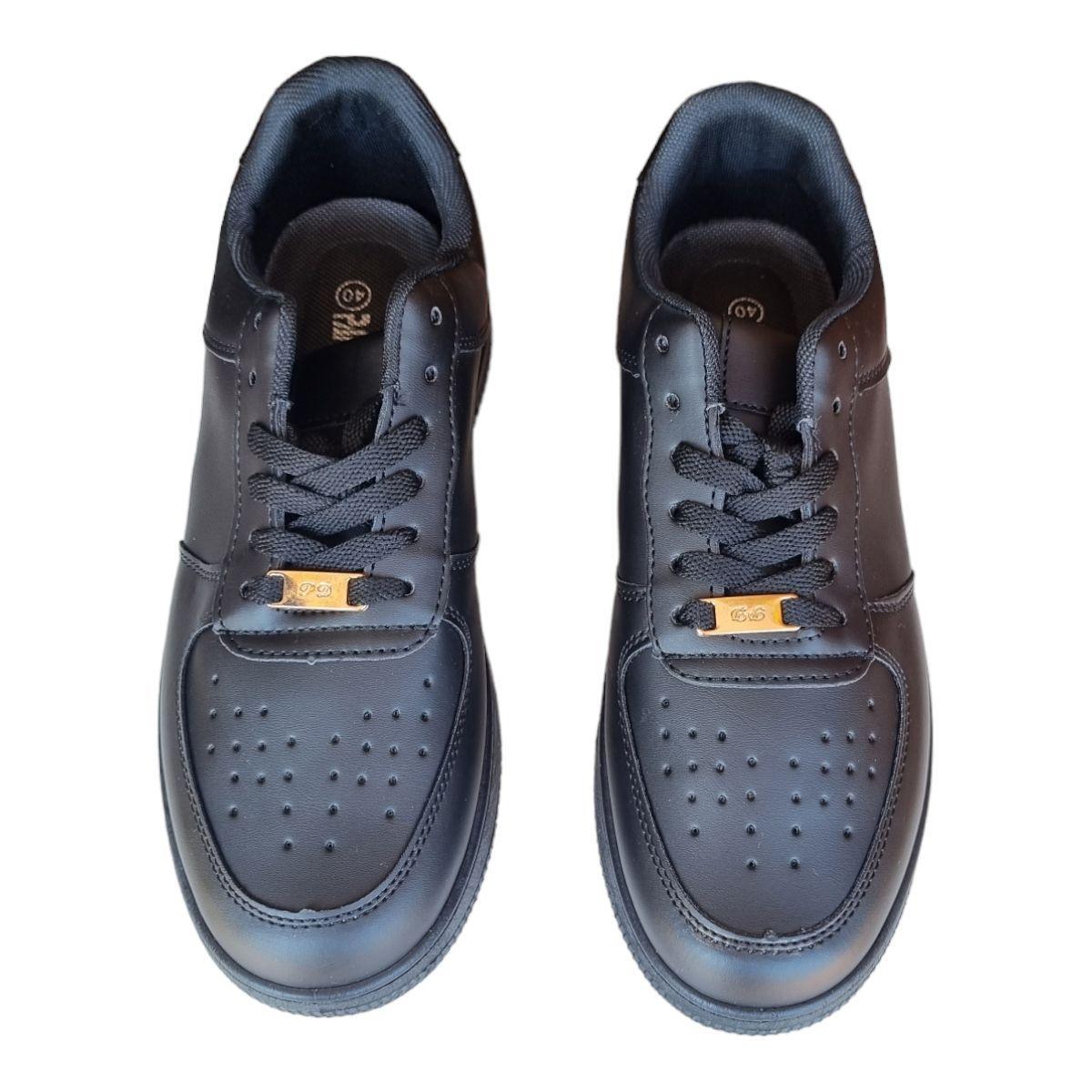 ZAPATILLA ESCOLAR UNISEX NEGRA-5