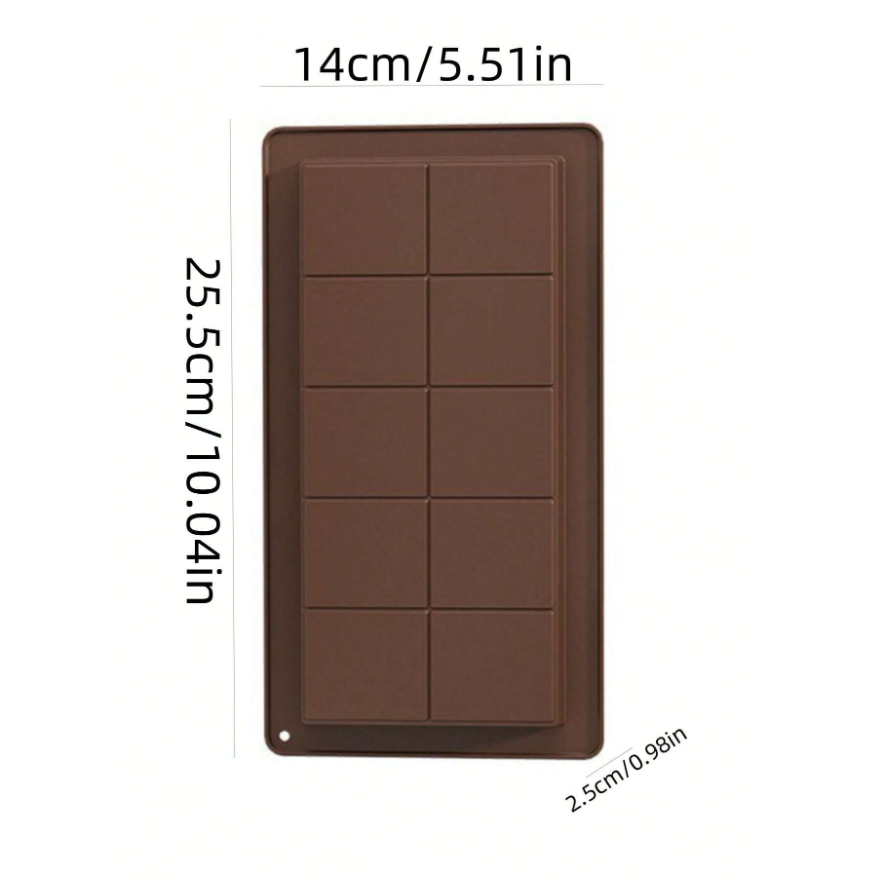 Molde Chocolate Dubai / Molde Barra De Chocolate De Silicón-6