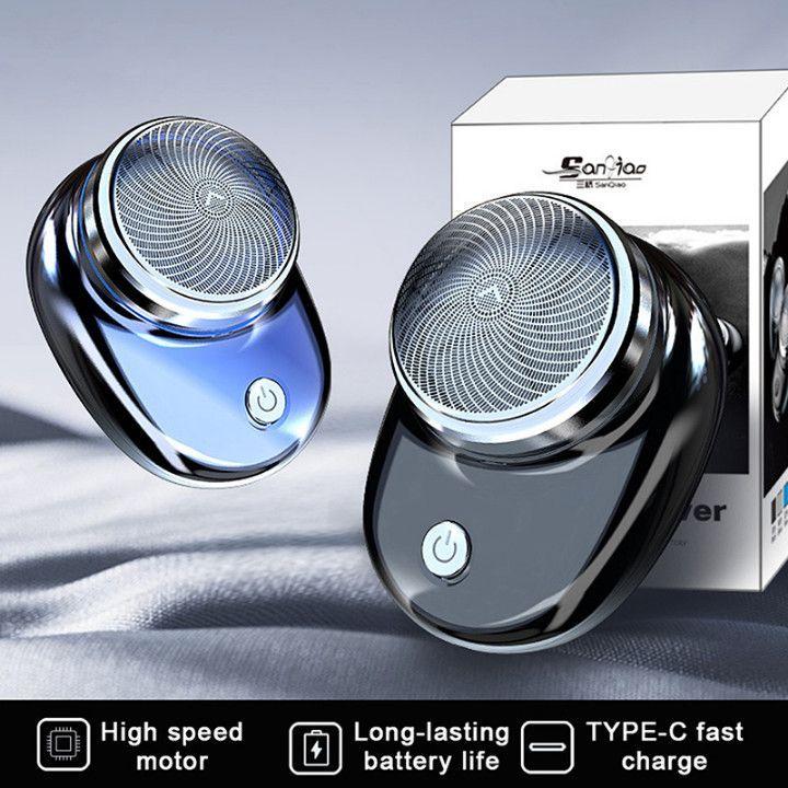 Máquina De Afeitar Portátil Recargable Usb-4