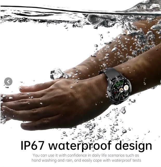 Smartwatch GT5 PRO Llamadas Bluetooth 5 Monitoreo Salud 300 mAh IP67 Compatible IOS Android-7