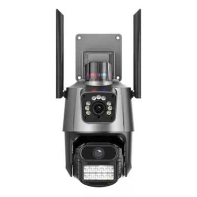 Cámara de Seguridad WiFi con Doble Lente,Sensor  y Alarma-3