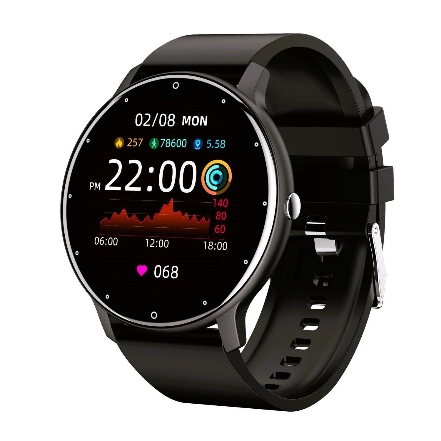 Reloj Inteligente Smartwatch Bluetooth ZL02 Sports Fitness Rosado -0