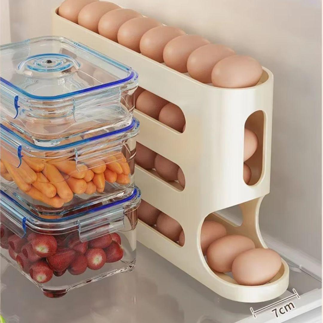 Dispensador de huevos de 4 niveles para refrigerador-1