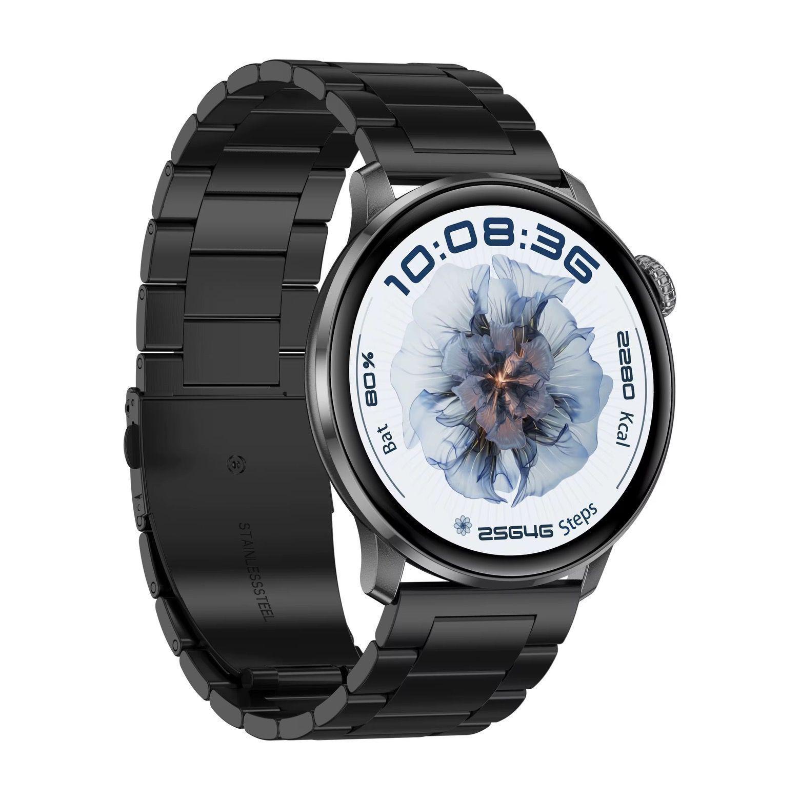 Reloj Inteligente DS5 Pantalla HD 143” llamadas Bluetooth monitoreo de salud Doble Correa Compatible-4