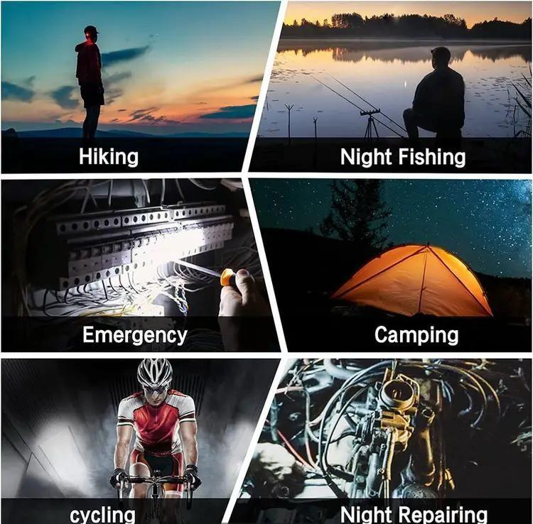 Mini Linterna Portátil De Emergencia Recargable-6