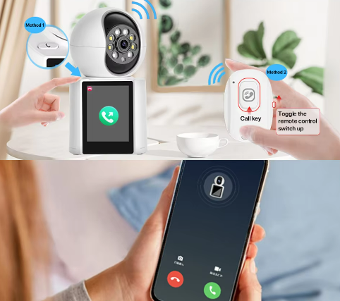 Camara Videollamada con Sensor y Alarma -6