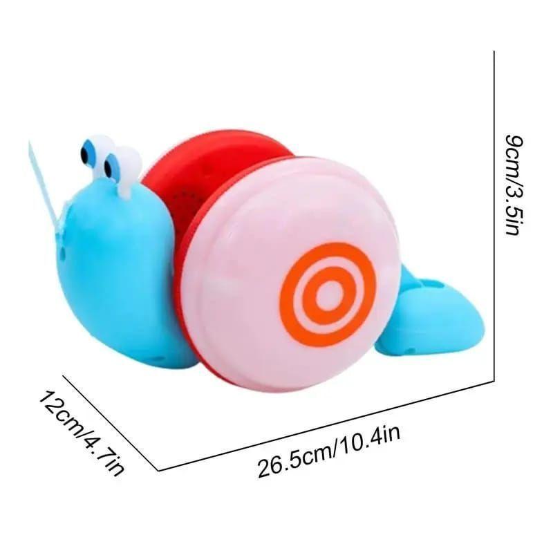 Caracol de juguete de arrastre con luces LED y sonidos-2
